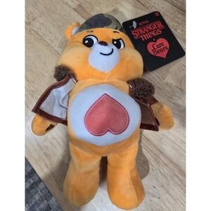 NEW, Netflix Care Bears x Stranger Things TENDERHEART Bear as LUCAS 9" Plush